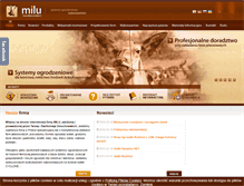 Tablet Screenshot of milu.com.pl